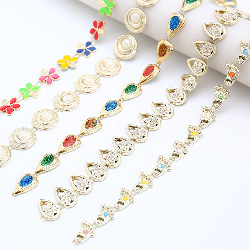 Geometric Shape Rhinestone Chain with Detachable DIY Inlaid Rhinestone for Shoes and Bags Clothing Multi-function Rhinestones
Geometric Shape Rhinestone Chain with Detachable DIY Inlaid Rhinestone for Shoes and Bags Clothing Multi-function Rhinestones