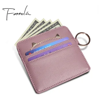 Latest Fashion Women Coin Purses Mini Leather Holders Lovely Cat Ear Cash Credit Card Holder Wallet Girls Key Chain Money Kids
Latest Fashion Women Coin Purses Mini Leather Holders Lovely Cat Ear Cash Credit Card Holder Wallet Girls Key Chain Money Kids