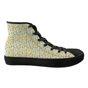 Women's Flats Shoes Fashion Pineapple Design Classic High Top Canvas Women Shoes Woman Lace Up Sneakers for Girls
Women's Flats Shoes Fashion Pineapple Design Classic High Top Canvas Women Shoes Woman Lace Up Sneakers for Girls