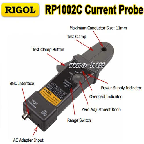 Original Rigol RP1002C Active and Current Probe For All Rigol Series Accessory DC to 1MHz Oscilloscope Scope Meter Probe
Original Rigol RP1002C Active and Current Probe For All Rigol Series Accessory DC to 1MHz Oscilloscope Scope Meter Probe