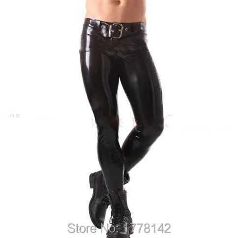 Rubber Latex Man Sexy Solid Pants Trousers Men Skinny Latex Jeans (without belt)
Rubber Latex Man Sexy Solid Pants Trousers Men Skinny Latex Jeans (without belt)