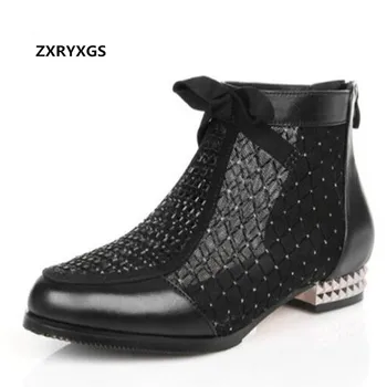 ZXRYXGS Brand Sandals Cowhide Mesh Summer Shoes Woman Cool Boots Fashion Sandals 2020 Rhinestones Bow Large Size Women Sandals
ZXRYXGS Brand Sandals Cowhide Mesh Summer Shoes Woman Cool Boots Fashion Sandals 2020 Rhinestones Bow Large Size Women Sandals