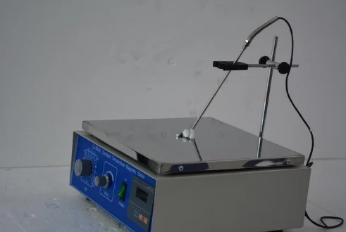 Lab mixer Magnetic stirrer machine Magnetic stirring mixing machine with heating plate hotplate temperature dispaly 110V or 220V
Lab mixer Magnetic stirrer machine Magnetic stirring mixing machine with heating plate hotplate temperature dispaly 110V or 220V