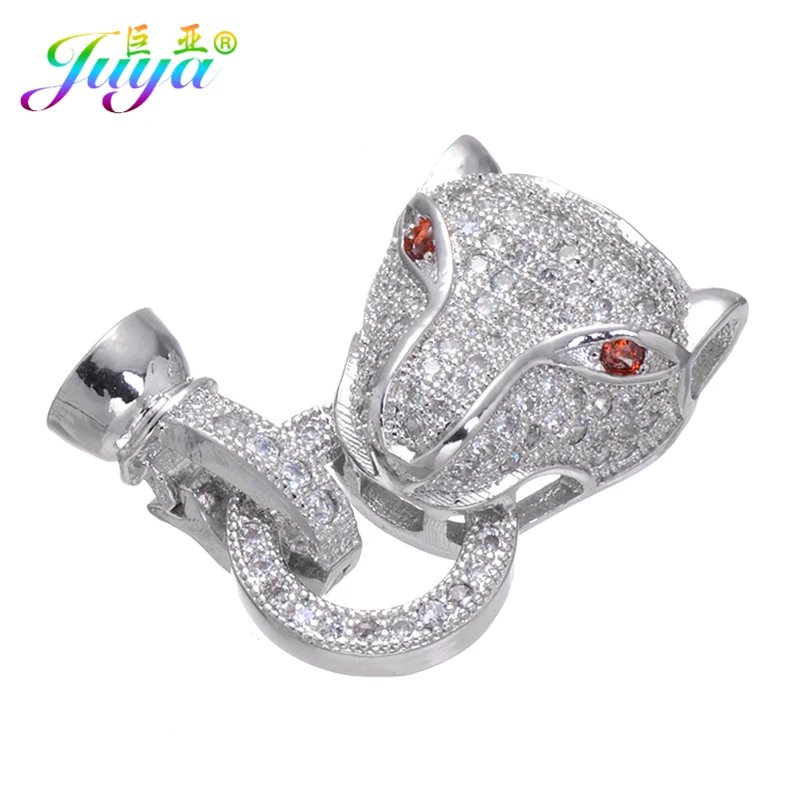 Beadwork Jewelry Components Leopard Head Fastener Hook Clasps For Natural Stone Crystals Bracelet Pearls Necklace DIY Making
Beadwork Jewelry Components Leopard Head Fastener Hook Clasps For Natural Stone Crystals Bracelet Pearls Necklace DIY Making
