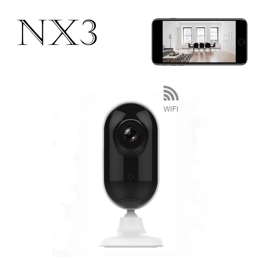 NX3 Wifi IP Mini Camera 720P HD IR Night Vision Small Camera Wireless APP Control Surveillance Cam Two-way Voice Tntercom Camera
NX3 Wifi IP Mini Camera 720P HD IR Night Vision Small Camera Wireless APP Control Surveillance Cam Two-way Voice Tntercom Camera