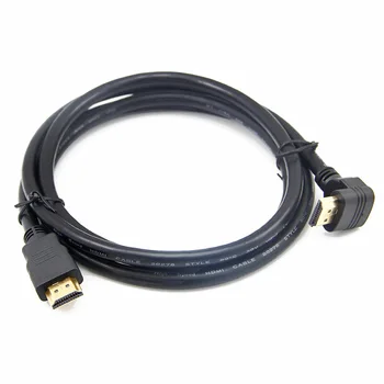 1.5m 90 degree Angle 1.4 HDMI Type A male to male M/M Extension Cable Shielding for Set Top Box HDTV
1.5m 90 degree Angle 1.4 HDMI Type A male to male M/M Extension Cable Shielding for Set Top Box HDTV