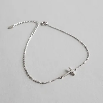 WOMEN' S Authentic 925 Sterling silver Religion Cross Chain bracelets fine Jewelry S27
WOMEN' S Authentic 925 Sterling silver Religion Cross Chain bracelets fine Jewelry S27