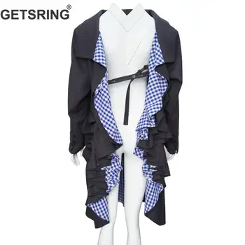 GETSRING Women Blazer Irregular Women Long Blazer Loose Backless Womens Jackets Long Sleeve Plaid Patchwork Women Coat Spring
GETSRING Women Blazer Irregular Women Long Blazer Loose Backless Womens Jackets Long Sleeve Plaid Patchwork Women Coat Spring