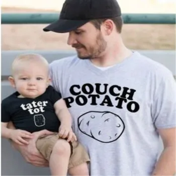 Father Son Matching Shirts for Family Me Mini Me Like Papa Baby Couch Potato Tater Tot Printing Shirts Tees Dad and Son Clothes
Father Son Matching Shirts for Family Me Mini Me Like Papa Baby Couch Potato Tater Tot Printing Shirts Tees Dad and Son Clothes