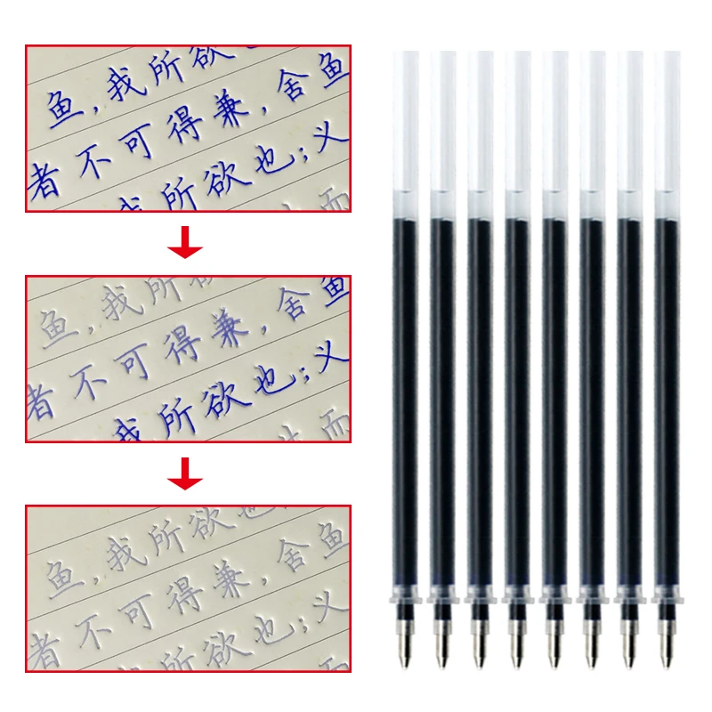 New 20pcs/set refills + 2 Gel Pen Set Calligraphy refill for copybook groove automatically disappear special pen
New 20pcs/set refills + 2 Gel Pen Set Calligraphy refill for copybook groove automatically disappear special pen