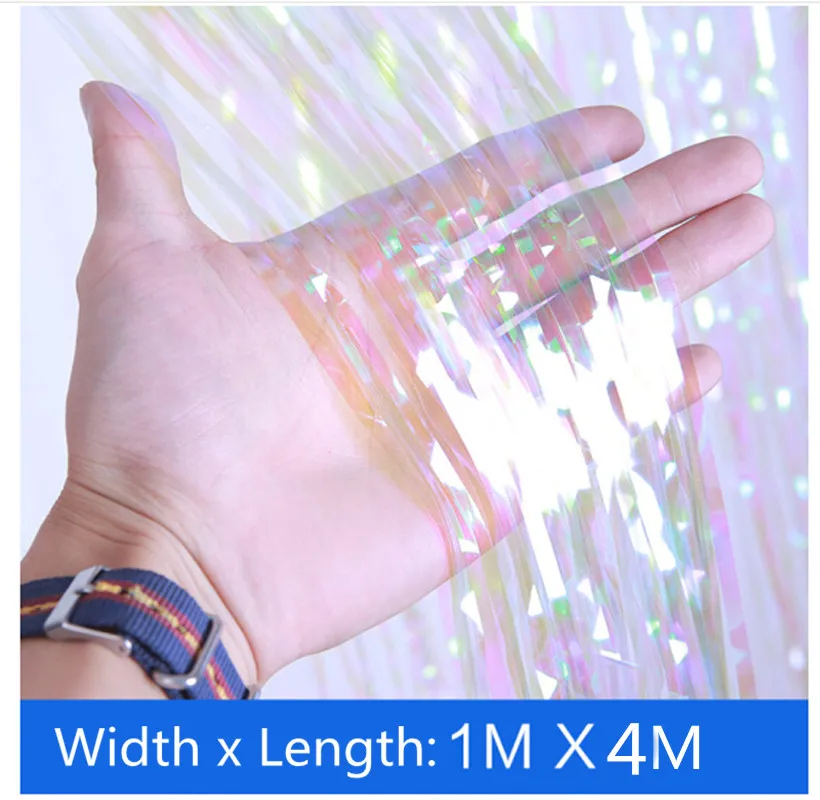 4 Style Rainbow Color Metallic Foil Fringe Shiny Rain Curtains Decor Wedding Decor Photography Background Supplies
4 Style Rainbow Color Metallic Foil Fringe Shiny Rain Curtains Decor Wedding Decor Photography Background Supplies