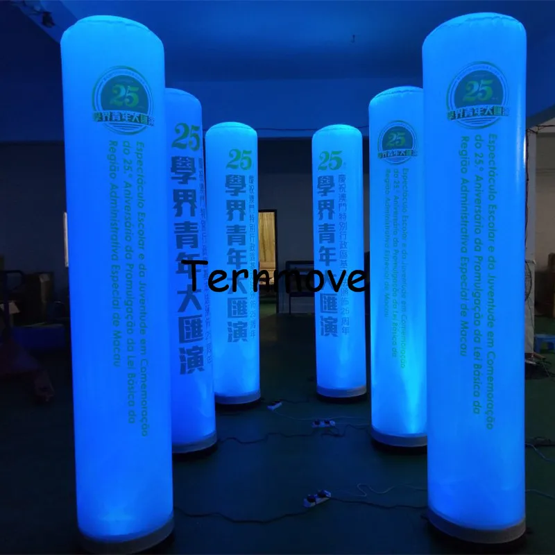 

inflatable lighting column for event,advertising led cone party event wedding decoration led lighting inflatable cylinder