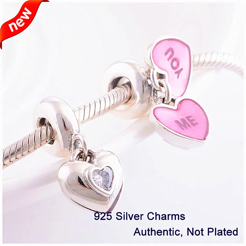 Fits Pandora Bracelet Silver 925 Jewelry You and Me Dangle Charm Beads for Jewelry Making Fine Jewelry DIY Charms Bracelet LW343
Fits Pandora Bracelet Silver 925 Jewelry You and Me Dangle Charm Beads for Jewelry Making Fine Jewelry DIY Charms Bracelet LW343