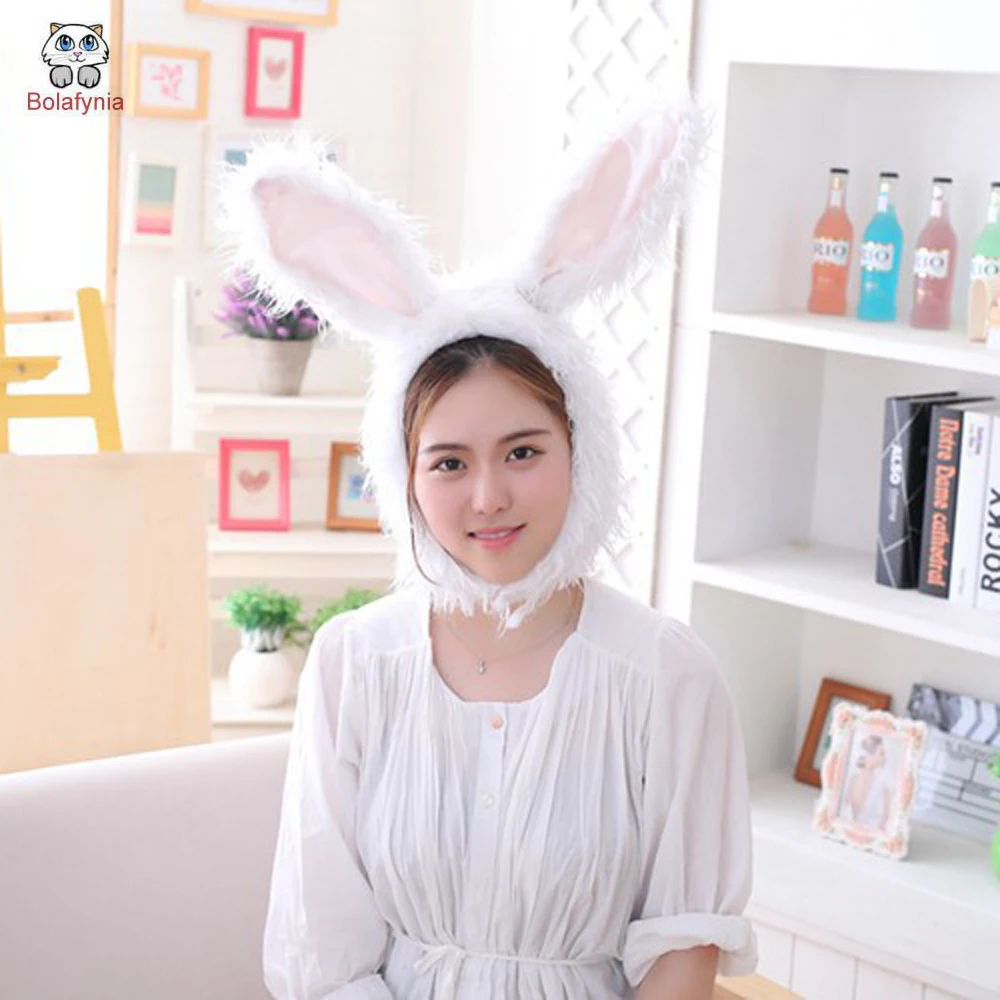 Long-haired Bunny Ears Rabbit Headgear Hood Hat Plush Toy Birthday Stuffed Cap Gift
Long-haired Bunny Ears Rabbit Headgear Hood Hat Plush Toy Birthday Stuffed Cap Gift