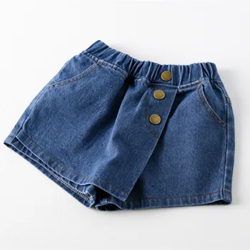 Summer Kids Girl Short Jeans Pants 2019 Fashion Kids Wash Jeans Fake Two-piece Skirt Pants Shorts Girls 2-7 Y Baby Girl Clothes
Summer Kids Girl Short Jeans Pants 2019 Fashion Kids Wash Jeans Fake Two-piece Skirt Pants Shorts Girls 2-7 Y Baby Girl Clothes