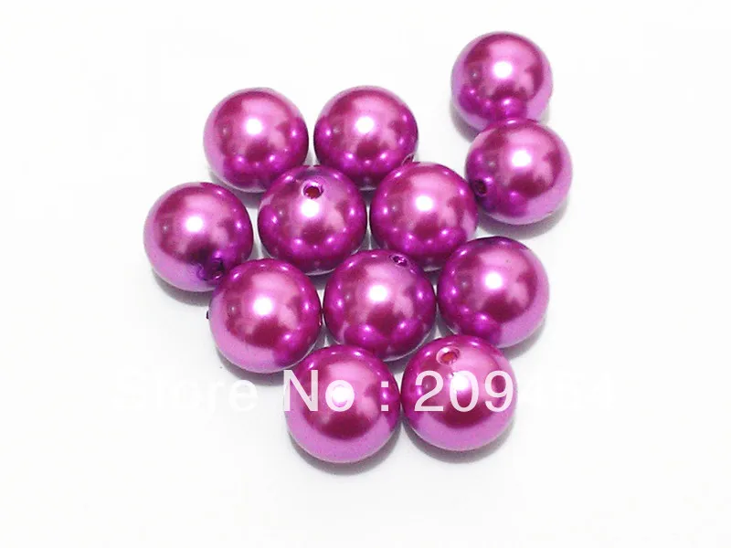 20mm 100pcs/lot Red-purple Chunky Round Imitation Pearl Acrylic Beads For Kids Jewelry Making
20mm 100pcs/lot Red-purple Chunky Round Imitation Pearl Acrylic Beads For Kids Jewelry Making