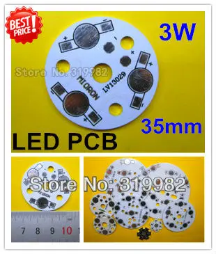 50pcs/lot, 3W LED PCB, 35mm for 3pcs LEDs, aluminum plate base, Aluminum PCB, Printed Circuit Boards, high power 3W PCB
50pcs/lot, 3W LED PCB, 35mm for 3pcs LEDs, aluminum plate base, Aluminum PCB, Printed Circuit Boards, high power 3W PCB