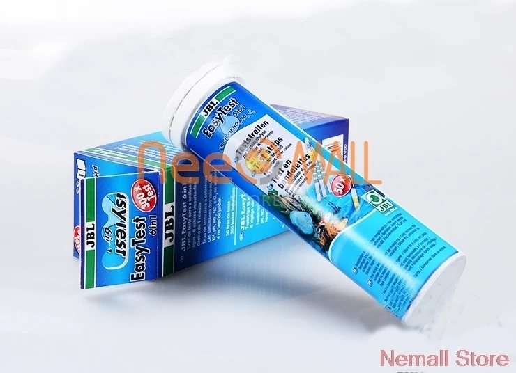 Aquarium Germany 50 PCS JBL Easy Water Test Kits Kit 6 In 1 For PH GH KH NO2 NO3 CL2 Fresh Sea Plant Water Reef Marine Salt
Aquarium Germany 50 PCS JBL Easy Water Test Kits Kit 6 In 1 For PH GH KH NO2 NO3 CL2 Fresh Sea Plant Water Reef Marine Salt