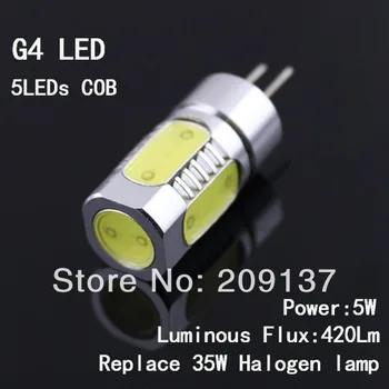 G4 LED 12V High Power 5W G4 LED Lamp Replace 35W halogen lamp 360 Beam Angle LED Bulb lamp white or warm white
G4 LED 12V High Power 5W G4 LED Lamp Replace 35W halogen lamp 360 Beam Angle LED Bulb lamp white or warm white