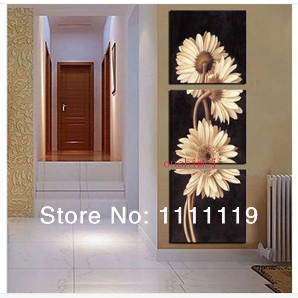 Hand Painted Flower Oil Painting Modern Abstract Black Background Wall Pictures For Living Room Decor Group of Canvas Paintings
Hand Painted Flower Oil Painting Modern Abstract Black Background Wall Pictures For Living Room Decor Group of Canvas Paintings