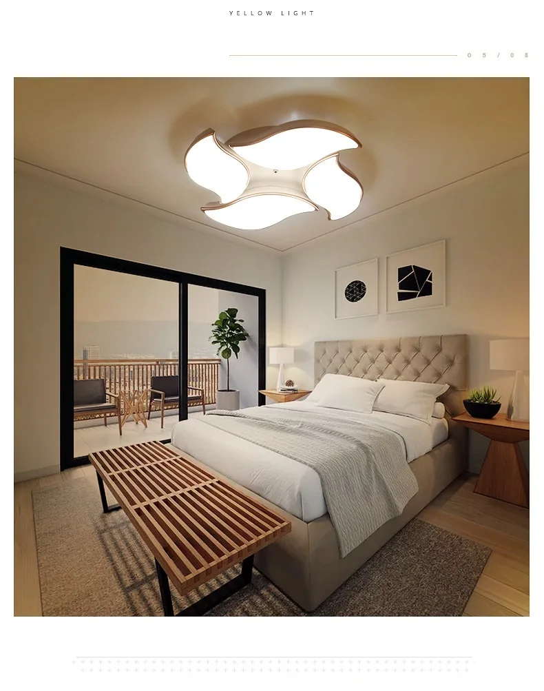 Modern LED Ceiling Lamp With Remote Control Home Deco Lighting Fixtures Ceiling Lights For Living Room Bedroom Lampara Techo 17