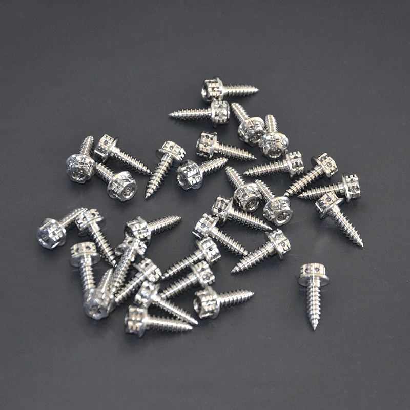 Titanium Self Tapping Screws M5 X 17 mm Self Tapping Screw Hex Head Titanium Bolts for Motorcycle 10 PCS
Titanium Self Tapping Screws M5 X 17 mm Self Tapping Screw Hex Head Titanium Bolts for Motorcycle 10 PCS