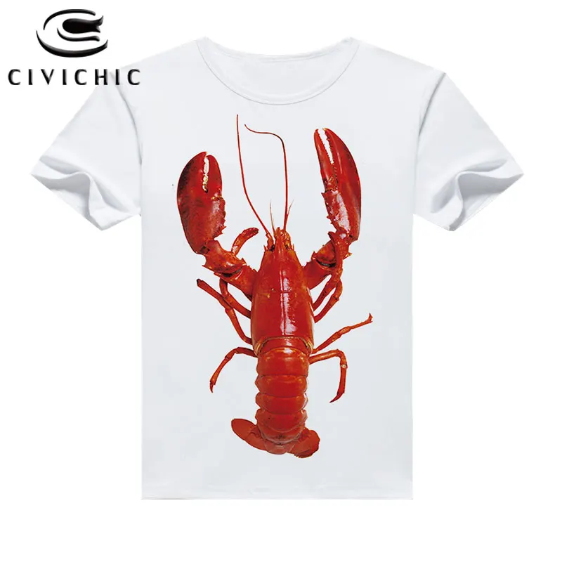 CIVI CHIC 2018 Personalized Short Sleeve Men T Shirt Women Lobster Shrimp Crayfish Print Tops Tees Plus Size S~4XL Tshirt WST129
CIVI CHIC 2018 Personalized Short Sleeve Men T Shirt Women Lobster Shrimp Crayfish Print Tops Tees Plus Size S~4XL Tshirt WST129