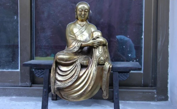150401 S0751 Tibet Buddhism Temple Copper Bronze Gild arhat Buddhist monk Monk Buddha Statue
150401 S0751 Tibet Buddhism Temple Copper Bronze Gild arhat Buddhist monk Monk Buddha Statue