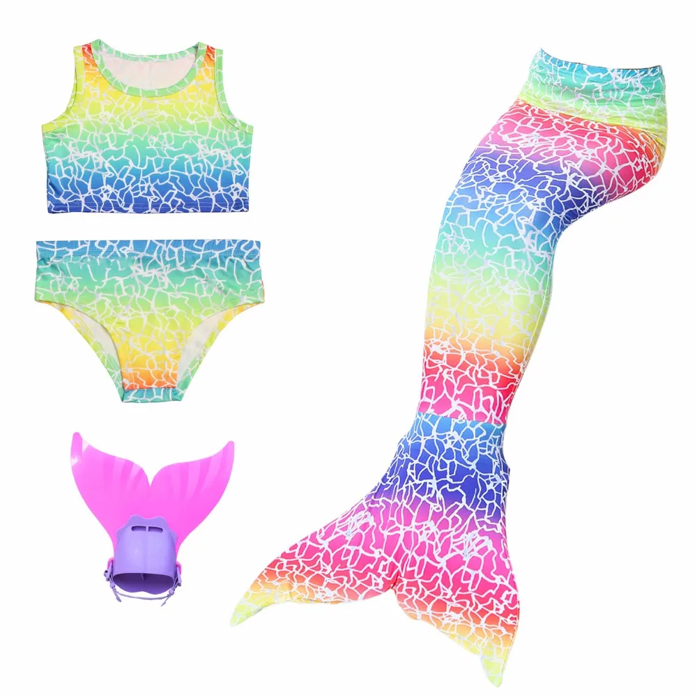 Little Children Mermaid Tail with Monofin Costume Mermaid Swimsuit Bikini Set Kids Swimming Girls Children Mermaid Tails Costume
Little Children Mermaid Tail with Monofin Costume Mermaid Swimsuit Bikini Set Kids Swimming Girls Children Mermaid Tails Costume
