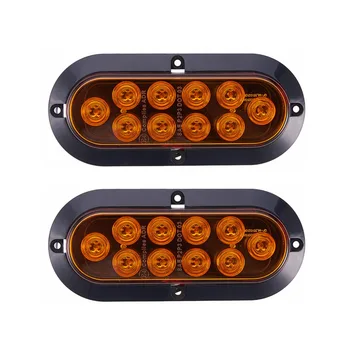 1 Pair Tail Lights 12V Trailer Truck Brake Stop Turning Light Oval Shape Rear Light Lamp
1 Pair Tail Lights 12V Trailer Truck Brake Stop Turning Light Oval Shape Rear Light Lamp