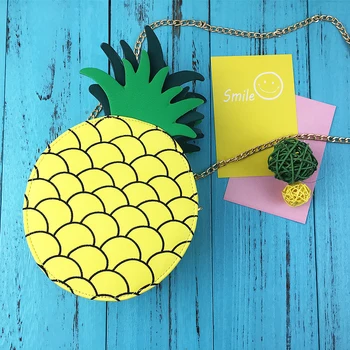 Fun fruit Pineapple modeling yellow small flap chain shoulder bag ladies handbag messenger bag across the body 
Fun fruit Pineapple modeling yellow small flap chain shoulder bag ladies handbag messenger bag across the body