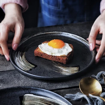 NIMITIME Japanese Style Household Dish Ceramic Steak Snack Plate Flat Dinner Plate Western Food Round Dinner Plate Tableware
NIMITIME Japanese Style Household Dish Ceramic Steak Snack Plate Flat Dinner Plate Western Food Round Dinner Plate Tableware
