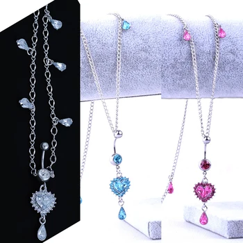 Drop Heart Waist Navel Chain Anti-allergy Stainless Steel Sexy Lady Piercing Ombligo With Chain Body Jewelry For Women
Drop Heart Waist Navel Chain Anti-allergy Stainless Steel Sexy Lady Piercing Ombligo With Chain Body Jewelry For Women