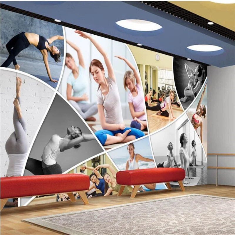 beibehang HD fitness bodybuilding beauty yoga photo wall background wall custom large mural green wallpaper papel de parede
beibehang HD fitness bodybuilding beauty yoga photo wall background wall custom large mural green wallpaper papel de parede