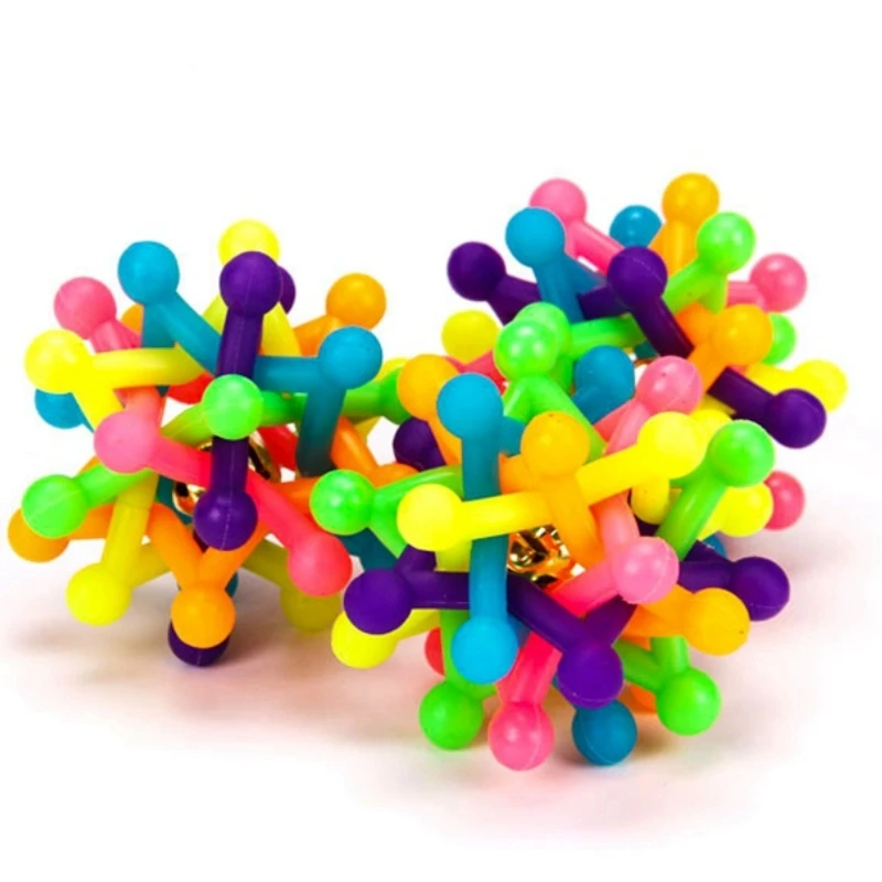 Pets Colorful Bell Knitted Ball Dog Rainbow Color Toy Ball Pet Dogs Cats Toy Rubber Sound Bell Ball
Pets Colorful Bell Knitted Ball Dog Rainbow Color Toy Ball Pet Dogs Cats Toy Rubber Sound Bell Ball