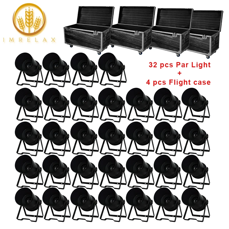 IMRELAX 32pcs Linear ZOOM 15 to 50 Degree 200W COB LED Par Light With Flight Case Package For Events Disco DJ Party Decoration
IMRELAX 32pcs Linear ZOOM 15 to 50 Degree 200W COB LED Par Light With Flight Case Package For Events Disco DJ Party Decoration