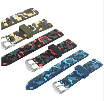20mm 22mm Camouflage soft silicone Band For samsung galaxy gear s3 frontier Replaceable Bracelet Strap For galaxy watch 42 46mm
20mm 22mm Camouflage soft silicone Band For samsung galaxy gear s3 frontier Replaceable Bracelet Strap For galaxy watch 42 46mm