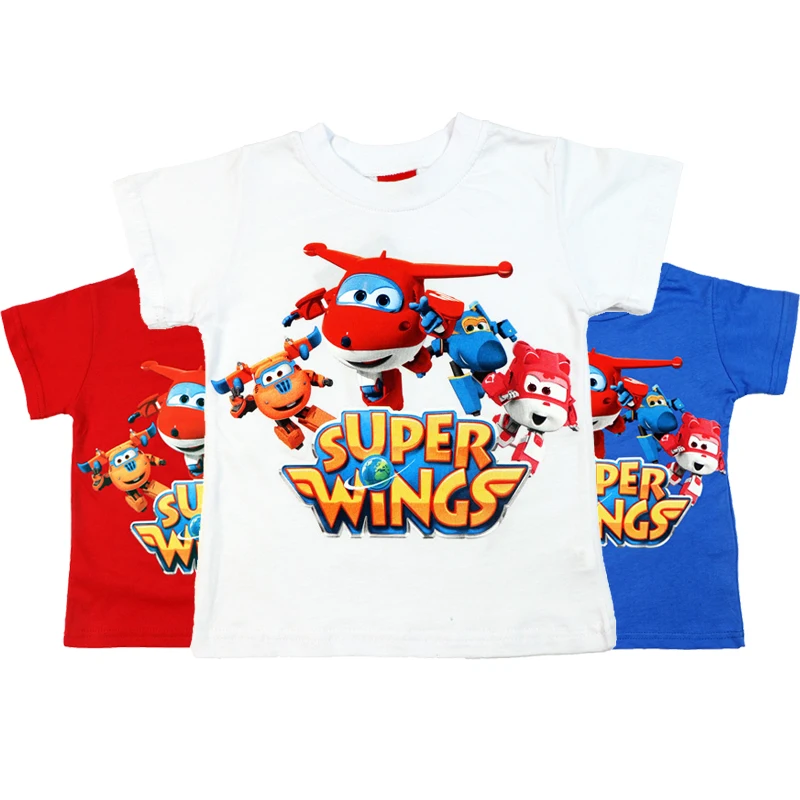 Baby Boys Clothes Children T-Shirt Super Wings Print tshirt Cartoon Cotton Summer Short Sleeve T Shirts 3 4 5 6 7 Kids Boys Tops
Baby Boys Clothes Children T-Shirt Super Wings Print tshirt Cartoon Cotton Summer Short Sleeve T Shirts 3 4 5 6 7 Kids Boys Tops