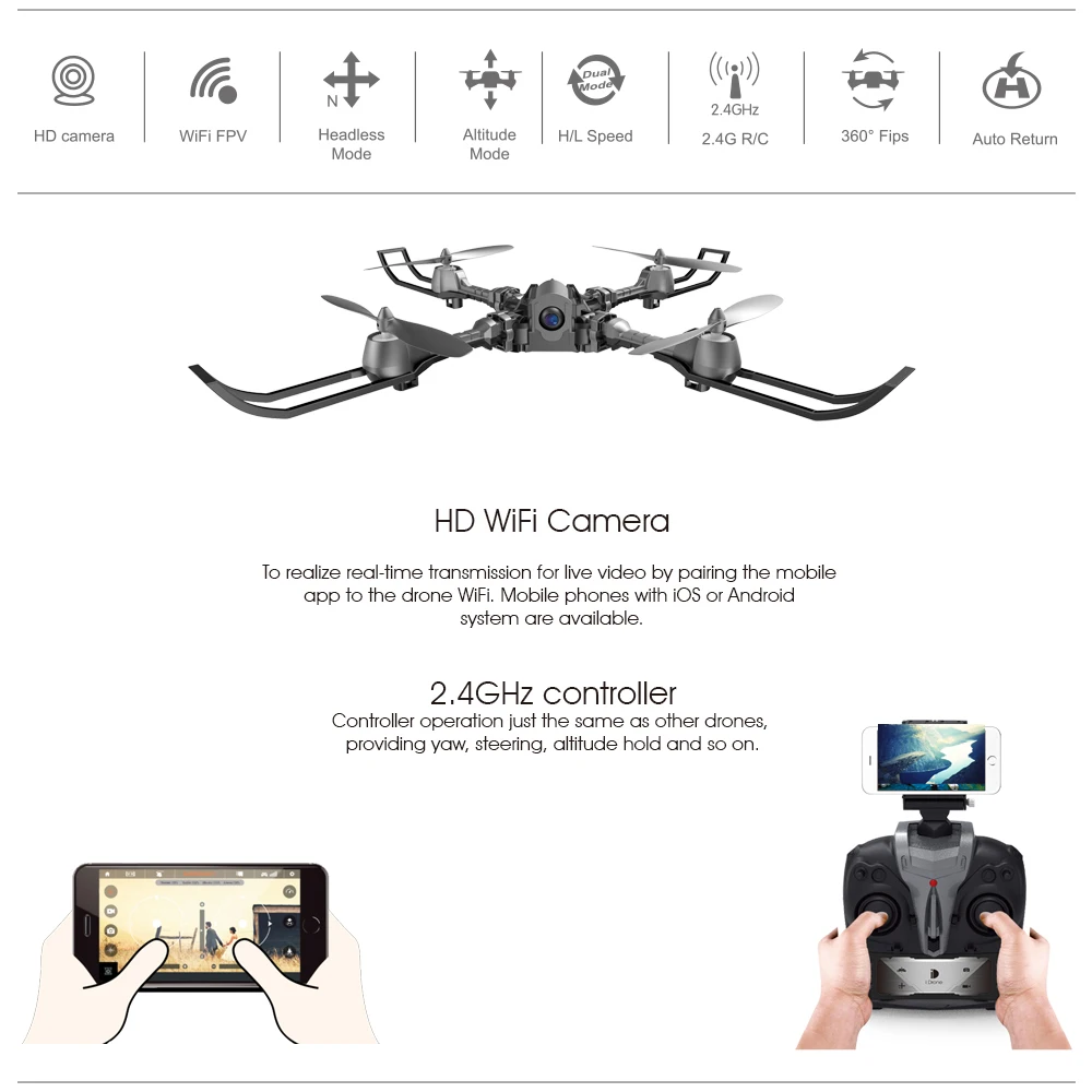 I5-SELFIE DRONE-FOLDABLE DRONE-02