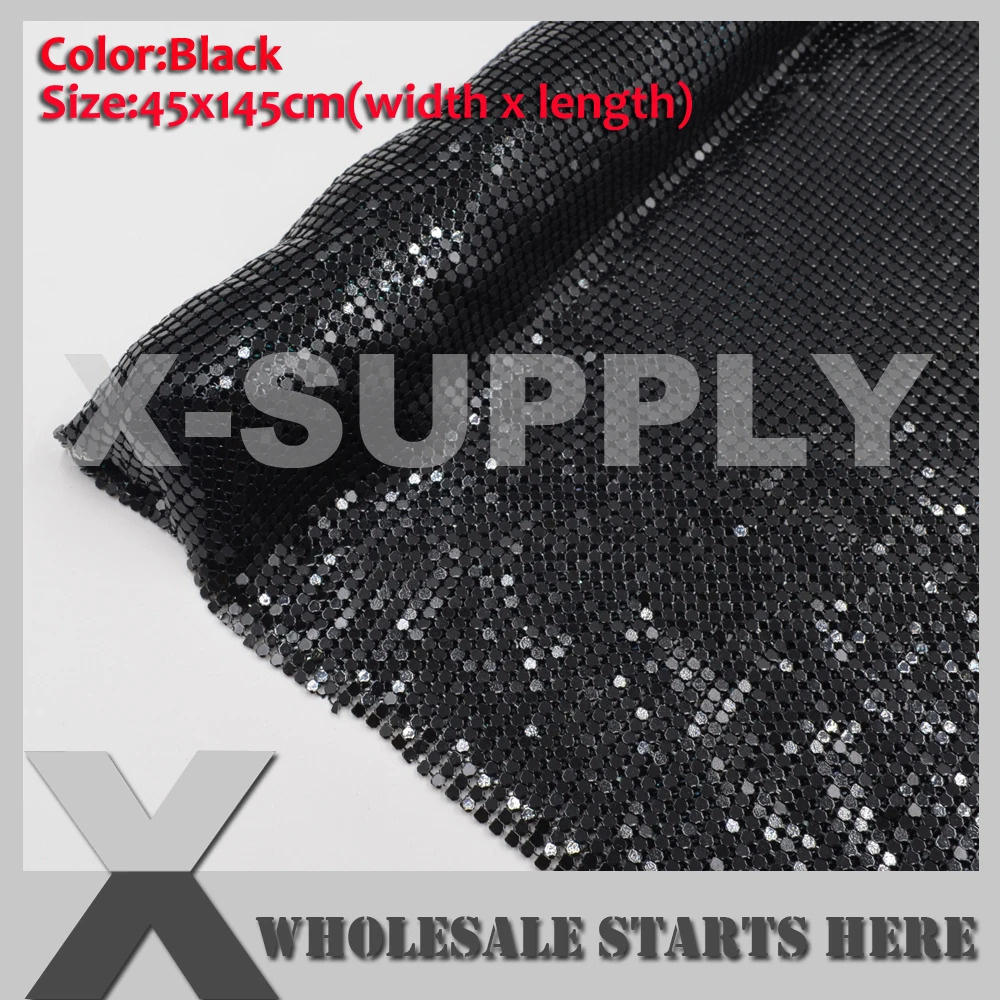 Black Aluminum Metal Fabric Mesh Without Iron on Glue For DIY Bra,Evening Dress,Skirt
Black Aluminum Metal Fabric Mesh Without Iron on Glue For DIY Bra,Evening Dress,Skirt