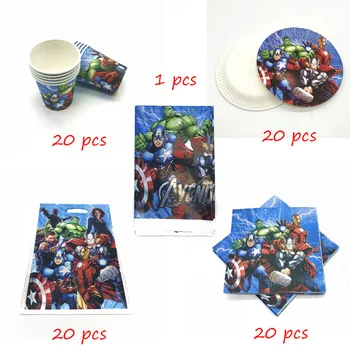 The Avengers Theme 81 pcs Cartoon Birthday Party Decorations Supplies Kids Favor Disposable Cup Plate Napkin Gift Bag Tablecloth
The Avengers Theme 81 pcs Cartoon Birthday Party Decorations Supplies Kids Favor Disposable Cup Plate Napkin Gift Bag Tablecloth