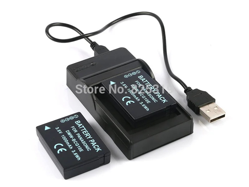 2 x Li-ion DMW-BCG10 BCG10E Rechargeable Battery Pack Camera Batteries + Charger for Panasonic DMC TZ22 TZ19 ZR1 TZ10 TZ18 TZ25
2 x Li-ion DMW-BCG10 BCG10E Rechargeable Battery Pack Camera Batteries + Charger for Panasonic DMC TZ22 TZ19 ZR1 TZ10 TZ18 TZ25