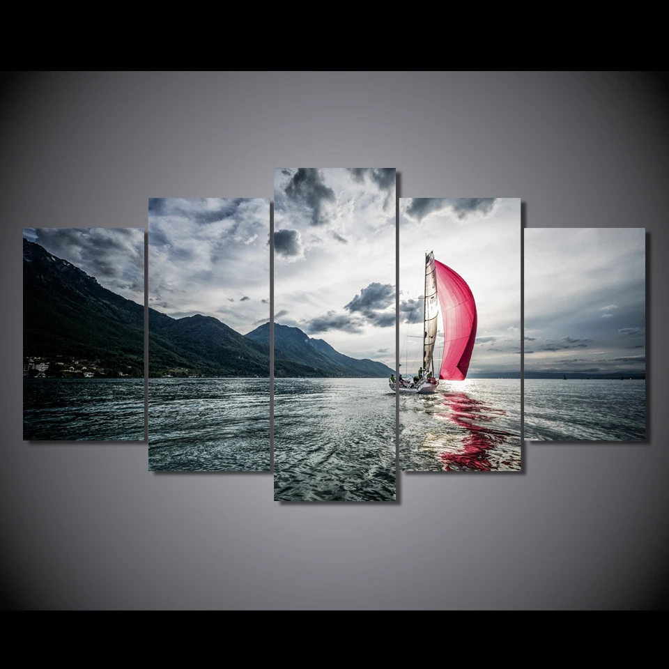 Large Poster HD Printed Painting 5 Panel Sailing Landscape Canvas Print Art Home Decor Wall Art Pictures For Living Room
Large Poster HD Printed Painting 5 Panel Sailing Landscape Canvas Print Art Home Decor Wall Art Pictures For Living Room