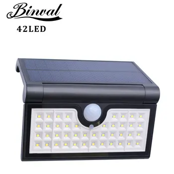 Binval Solar 42 LED Foldable Super Bright Wireless Motion Sensor Outdoor Spotlight Lighting with 3 Modes Garden Patio Wall
Binval Solar 42 LED Foldable Super Bright Wireless Motion Sensor Outdoor Spotlight Lighting with 3 Modes Garden Patio Wall