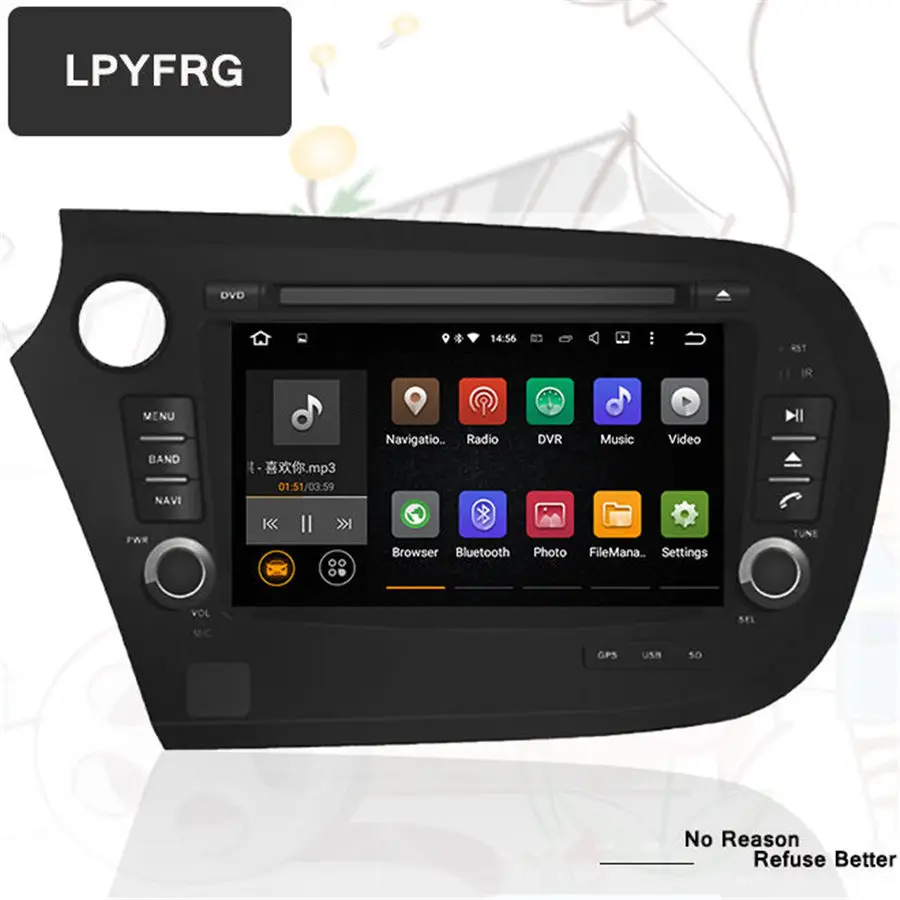 Android 7.1 Fit HONDA Insight 2010-17 Car DVD Player With RAM 2G Navigation GPS Bluetooth Radio head unit Multimedia System 2din
Android 7.1 Fit HONDA Insight 2010-17 Car DVD Player With RAM 2G Navigation GPS Bluetooth Radio head unit Multimedia System 2din