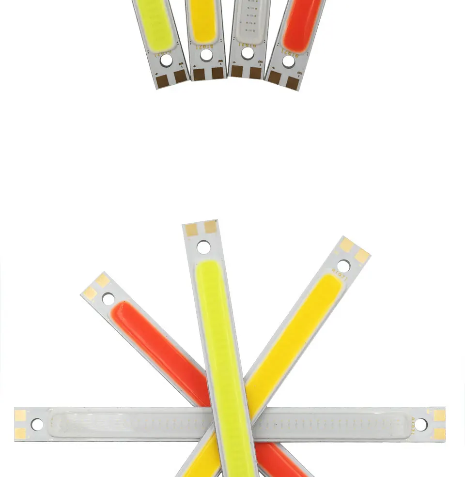 120mm 12v 10w 1000LM cob led light strip chip bulb lamp red blue white (3)