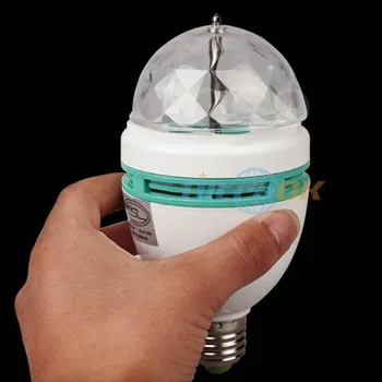 E27 LED 220V RGB Full Color LED Stage Effect Light Bulb Auto Rotating Crystal Magic Ball LED Bulb Lamp 3w Disco DJ Party KTV Bar
E27 LED 220V RGB Full Color LED Stage Effect Light Bulb Auto Rotating Crystal Magic Ball LED Bulb Lamp 3w Disco DJ Party KTV Bar