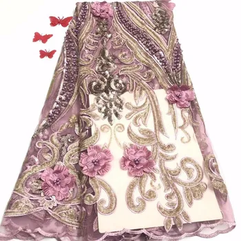 Soft Latest Embroidered 3d Lace Fabric Pink Beads African Lace Fabric 2019 High Quality Lace Tulle French Lace With beads(FJ-3
Soft Latest Embroidered 3d Lace Fabric Pink Beads African Lace Fabric 2019 High Quality Lace Tulle French Lace With beads(FJ-3