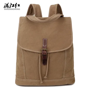 Cross-border special for 2018 new men's canvas backpacks with drawbuckle retro handbag single-shoulder bag 
Cross-border special for 2018 new men's canvas backpacks with drawbuckle retro handbag single-shoulder bag