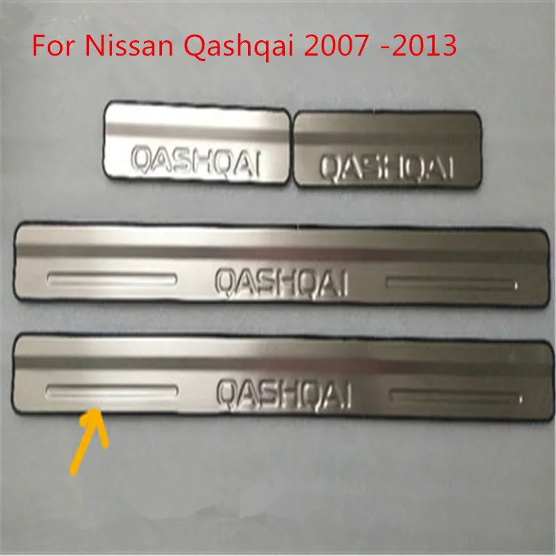 External rear free shipping stainless steel scuff plate door sill car accessories For Nissan Qashqai 2007 -2013
External rear free shipping stainless steel scuff plate door sill car accessories For Nissan Qashqai 2007 -2013